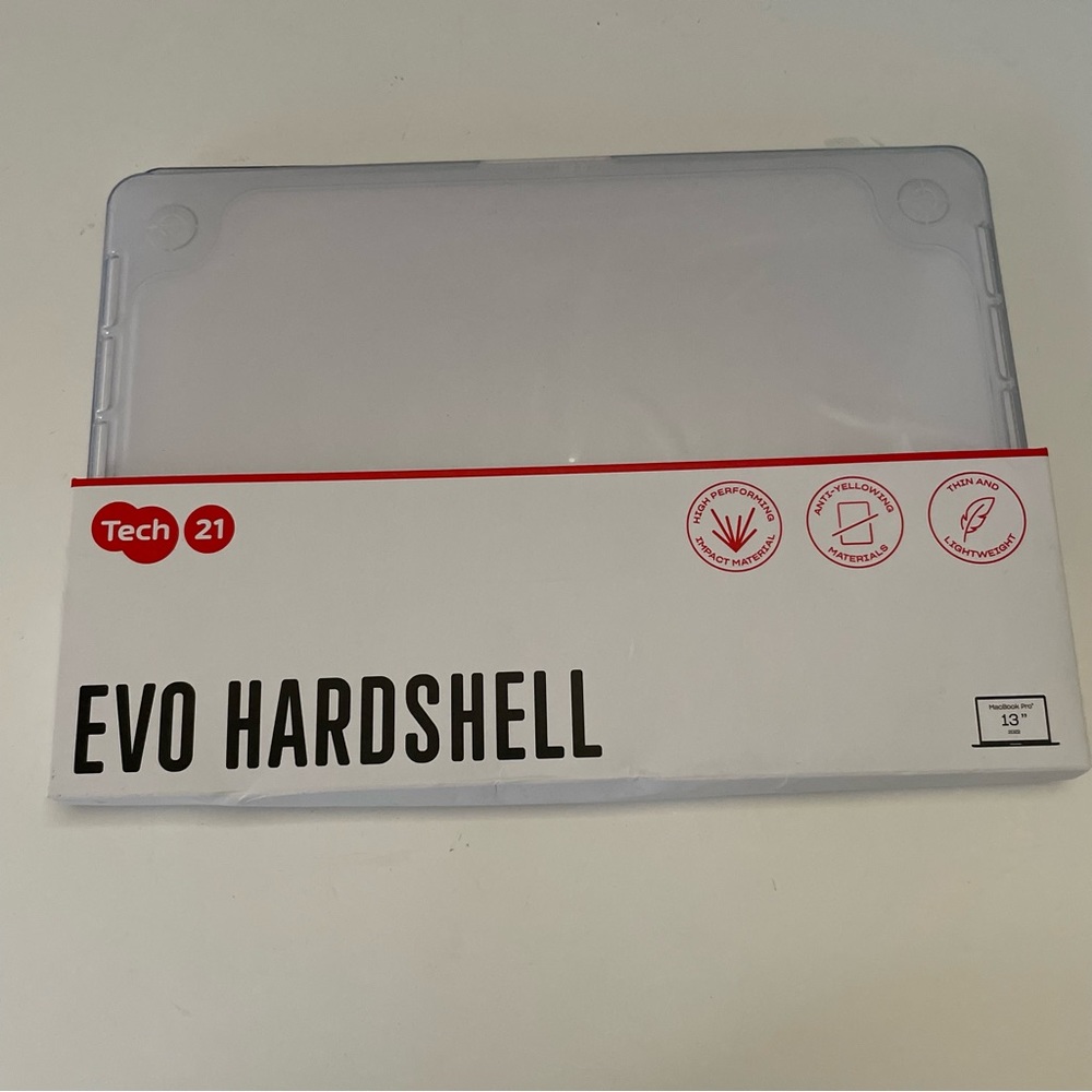 Evo Hardshell Clear Tech 21 for MacPro 13”